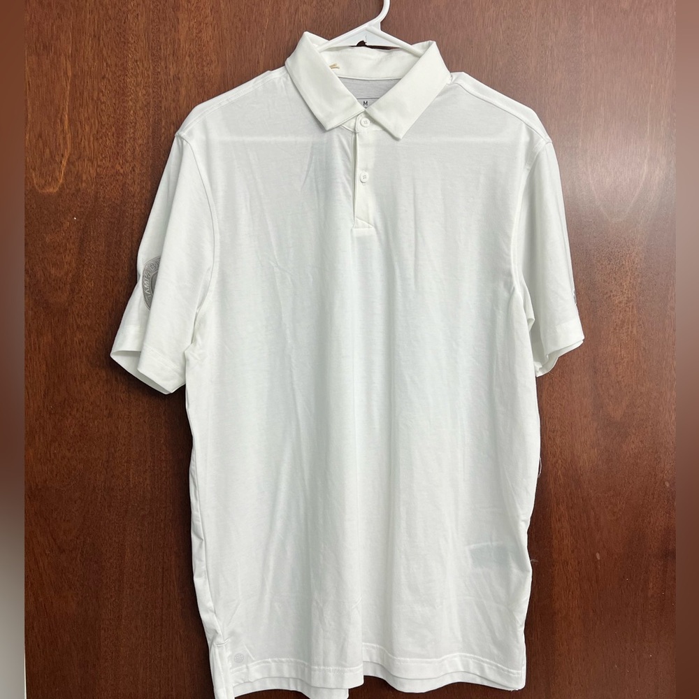 NWT Tampa Bay Lightning‎ Hockey White Polo Fanatics Size M